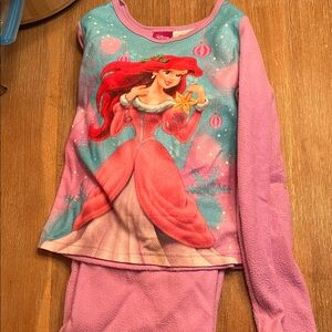 Disney Ariel Kids Pajama Set - Pink and Blue